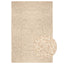gulvtæppe ZIZUR beige 200x290cm jute-look indendørs og udendørs