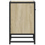 sengeborde 2 stk. 40x31x50 cm konstrueret træ sonoma-eg