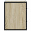 væghængt sengebord 40x31x39,5 cm sonoma-eg