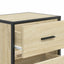 væghængt sengebord 40x31x39,5 cm sonoma-eg