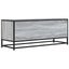 tv-bord 100x34,5x40 cm konstrueret træ og metal grå sonoma-eg