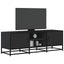 tv-bord 120x35x41 cm konstrueret træ og metal sort