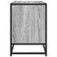 tv-bord 150x35x41 cm konstrueret træ og metal grå sonoma-eg