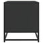tv-bord 61x40x46 cm konstrueret træ og metal sort
