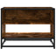 tv-bord 61x40x46 cm konstrueret træ metal røget egetræsfarve