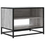tv-bord 61x40x46 cm konstrueret træ og metal grå sonoma-eg