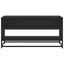 tv-bord 91x40x46 cm konstrueret træ og metal sort