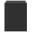 tv-bord 60x31x39,5 cm konstrueret træ og metal sort