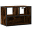 tv-bord 60x31x39,5 cm konstrueret træ og metal røget egetræ