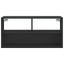 tv-bord 80x31x39,5 cm konstrueret træ og metal sort
