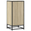 skab 35,5x35x76 cm konstrueret træ og metal sonoma-eg