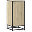 skab 35,5x35x76 cm konstrueret træ og metal sonoma-eg