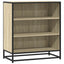 skab 68x35x76 cm konstrueret træ og metal sonoma-eg