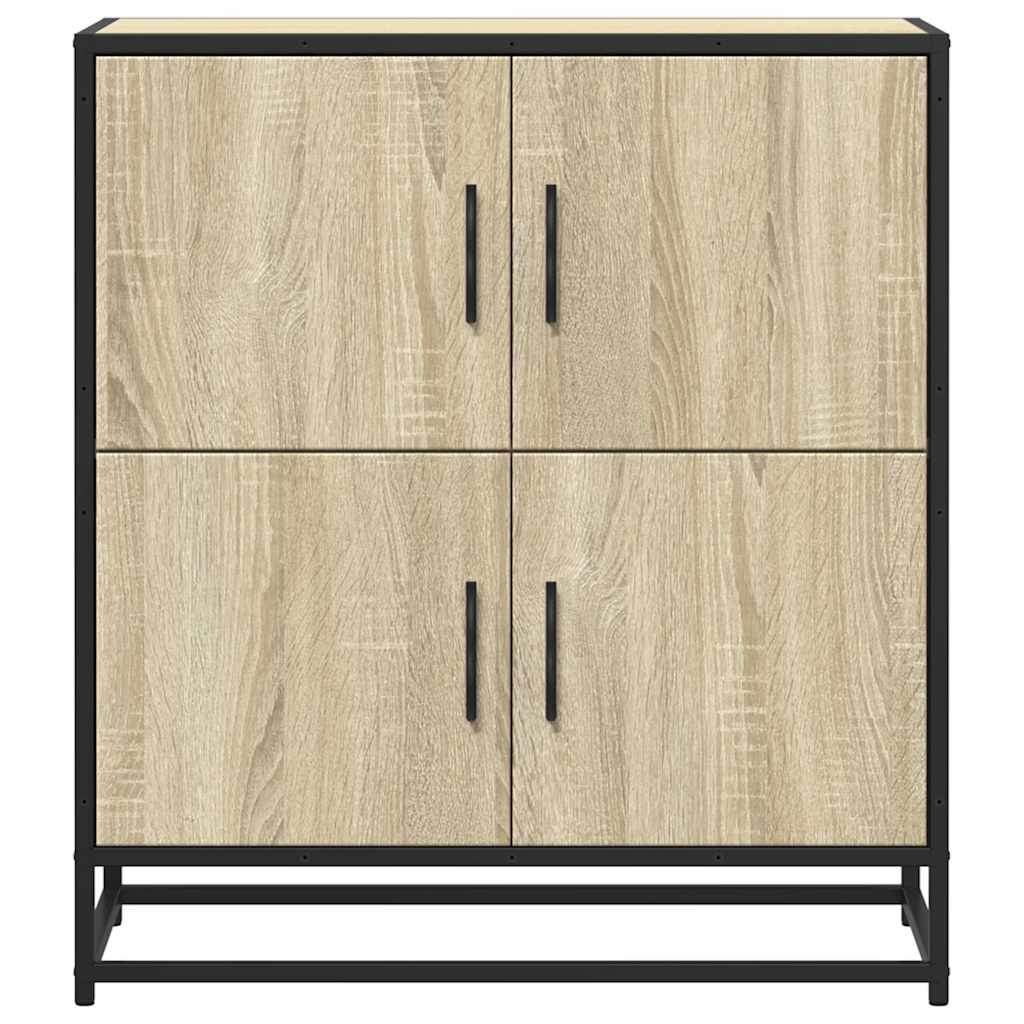skab 68x35x76 cm konstrueret træ sonoma-eg