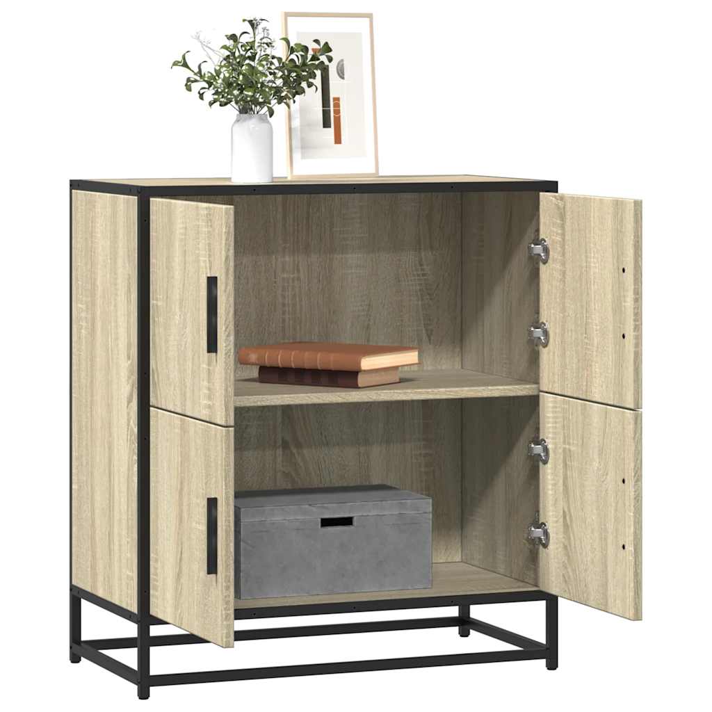 skab 68x35x76 cm konstrueret træ sonoma-eg