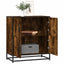 skab 68x35x76 cm konstrueret træ røget egetræsfarve