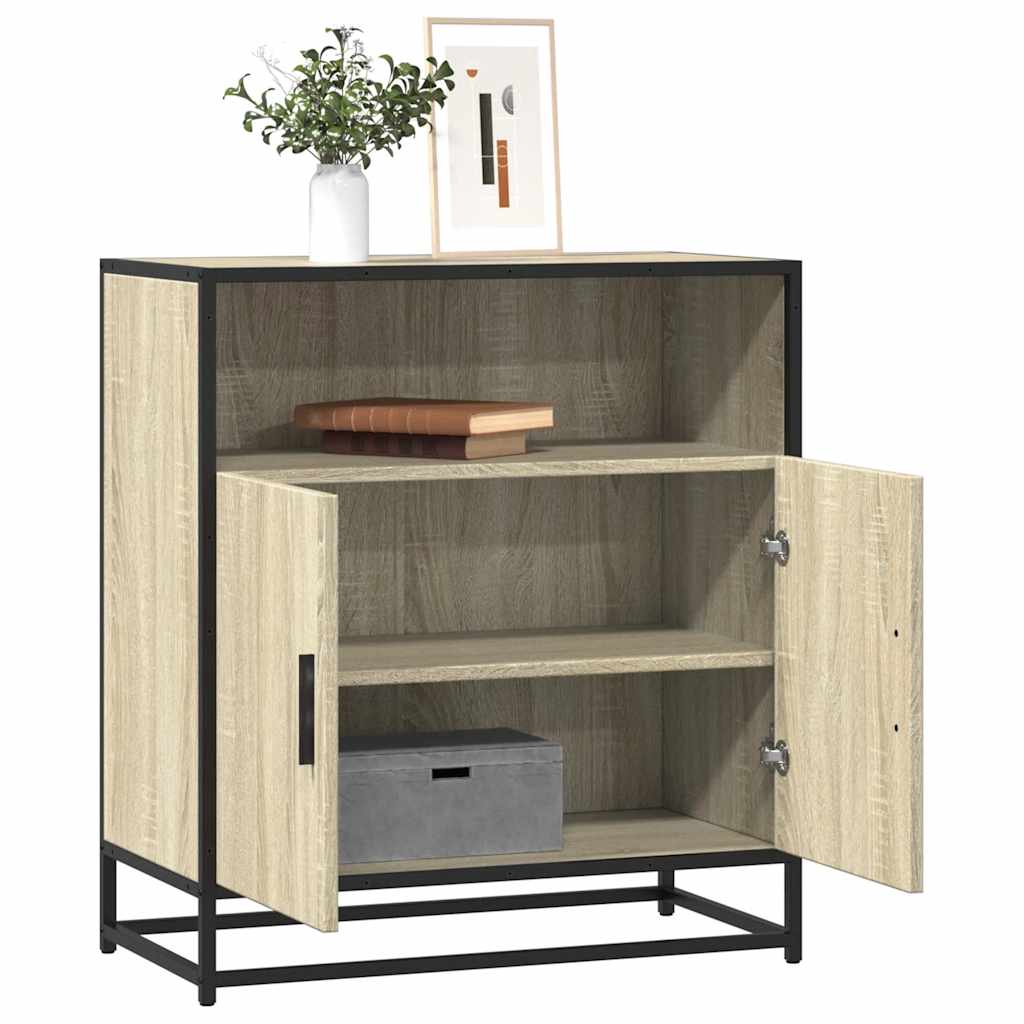 skab 62x35x76 cm konstrueret træ sonoma-eg