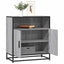 skab 68x35x76 cm konstrueret træ grå sonoma-eg