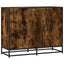 skænk 94x35x76 cm konstrueret træ røget egetræsfarve