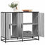 skænk 94x35x76 cm konstrueret træ grå sonoma-eg