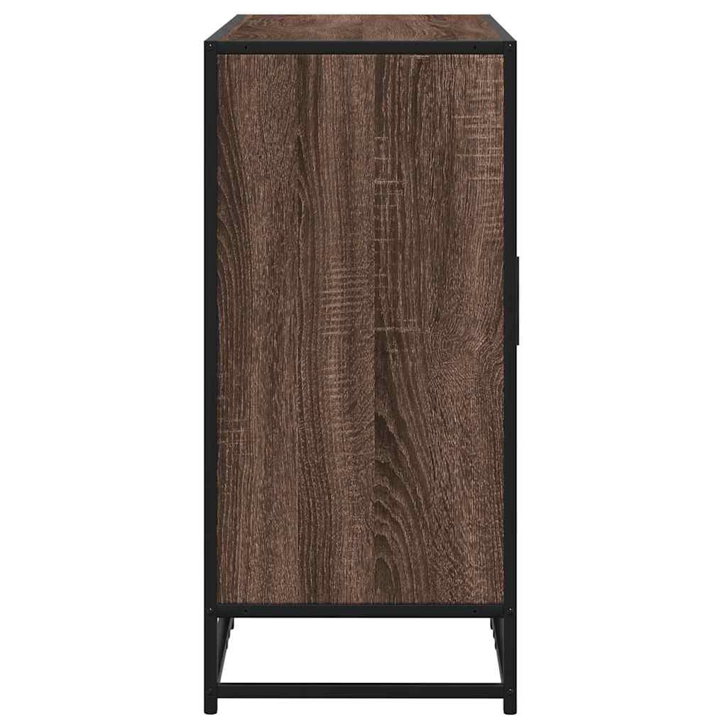 skænk 92x35x76 cm konstrueret træ brun egetræsfarve