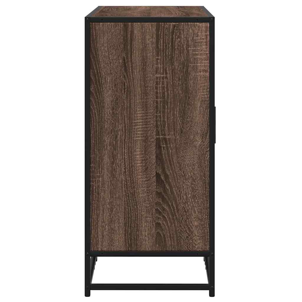 skænk 92x35x76 cm konstrueret træ brun egetræsfarve