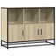 skænk 100x35x76 cm konstrueret træ sonoma-eg