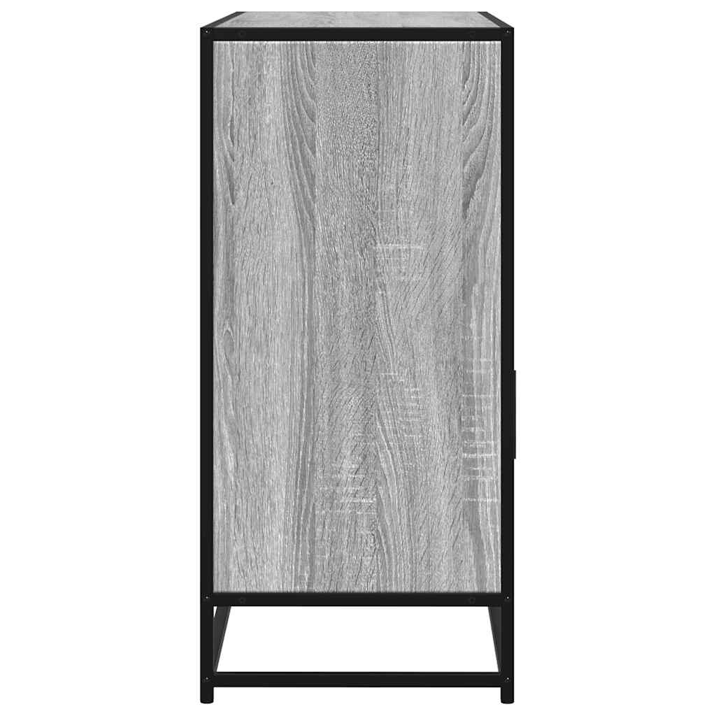 skænk 100x35x76 cm konstrueret træ grå sonoma-eg