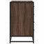kommode 70x41x70 cm konstrueret træ brun egetræsfarve