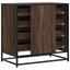 kommode 70x41x70 cm konstrueret træ brun egetræsfarve