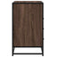 kommode 70x41x70 cm konstrueret træ brun egetræsfarve