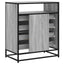 kommode 70x41x83,5 cm konstrueret træ grå sonoma-eg