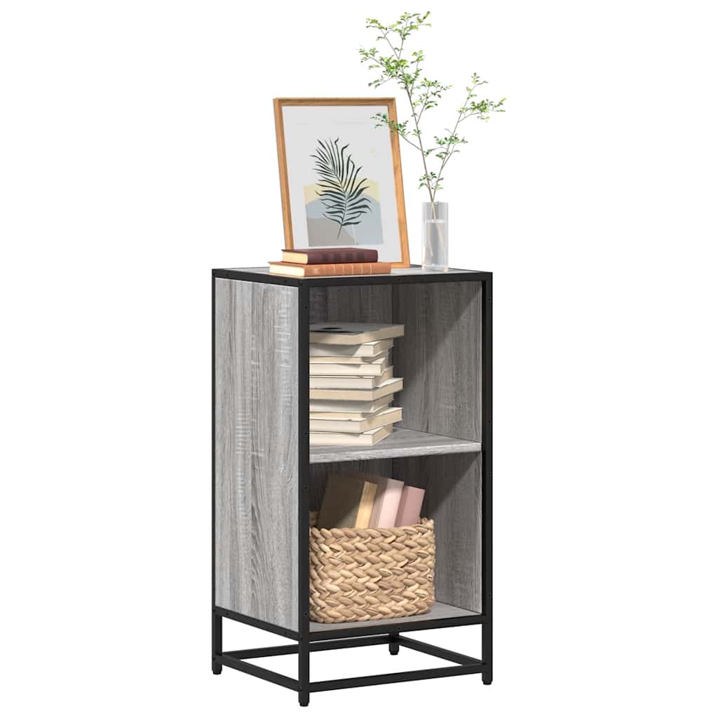 Bogreol 60X35X170,5 Cm Konstrueret Træ Grå Sonoma-Eg - 40 cm / 76 cm