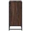 bogreol 60x35x76 cm konstrueret træ brun egetræsfarve