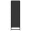 bogreol 60x35x107,5 cm konstrueret træ sort