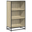 bogreol 60x35x107,5 cm konstrueret træ sonoma-eg