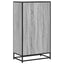bogreol 60x35x107,5 cm konstrueret træ grå sonoma-eg