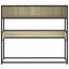konsolbord 90x35x80 cm konstrueret træ sonoma-eg