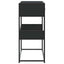 konsolbord 90x35x80 cm konstrueret træ sort