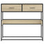 konsolbord 90x35x80 cm konstrueret træ sonoma-eg