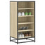 skoreol 48x38x97,5 cm konstrueret træ sonoma-eg