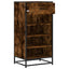 skostativ 48x38x97,5 cm konstrueret træ røget egetræsfarve