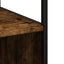 badeværelsesskab 35x37,5x166 cm konstrueret træ røget egetræ