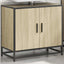 badeværelsesvaskeskab Sonoma eg 65x33x60 cm konstrueret træ