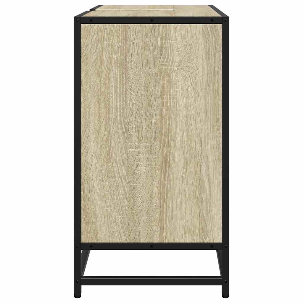 badeværelsesvaskeskab Sonoma eg 65x33x60 cm konstrueret træ
