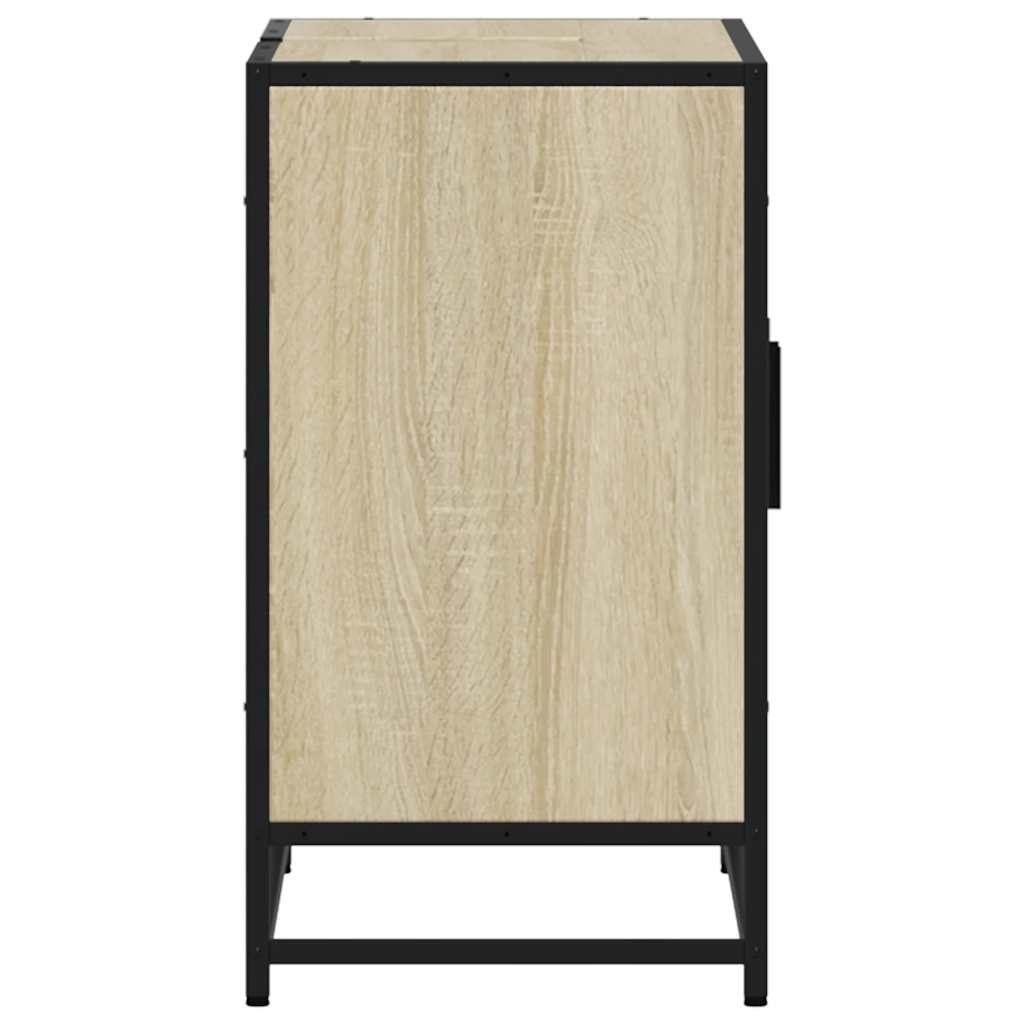 badeværelsesvaskeskab Sonoma eg 90x33x60 cm konstrueret træ
