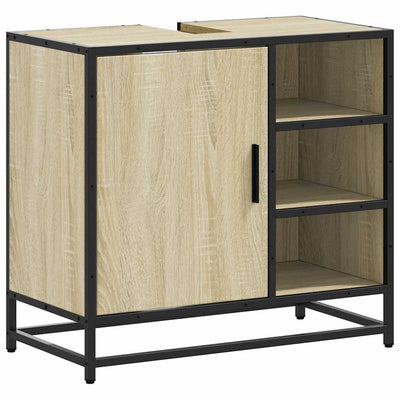 badeværelsesvaskeskab Sonoma eg 65x33x60 cm konstrueret træ