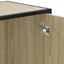 badeværelsesvaskeskab Sonoma eg 65x33x60 cm konstrueret træ