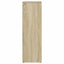 badeværelsesskab 30x30x95 cm konstrueret træ sonoma-eg
