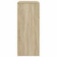 badeværelsesskab 60x33x80 cm konstrueret træ sonoma-eg